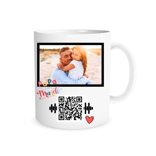 Taza Personalizada con Link Youtube